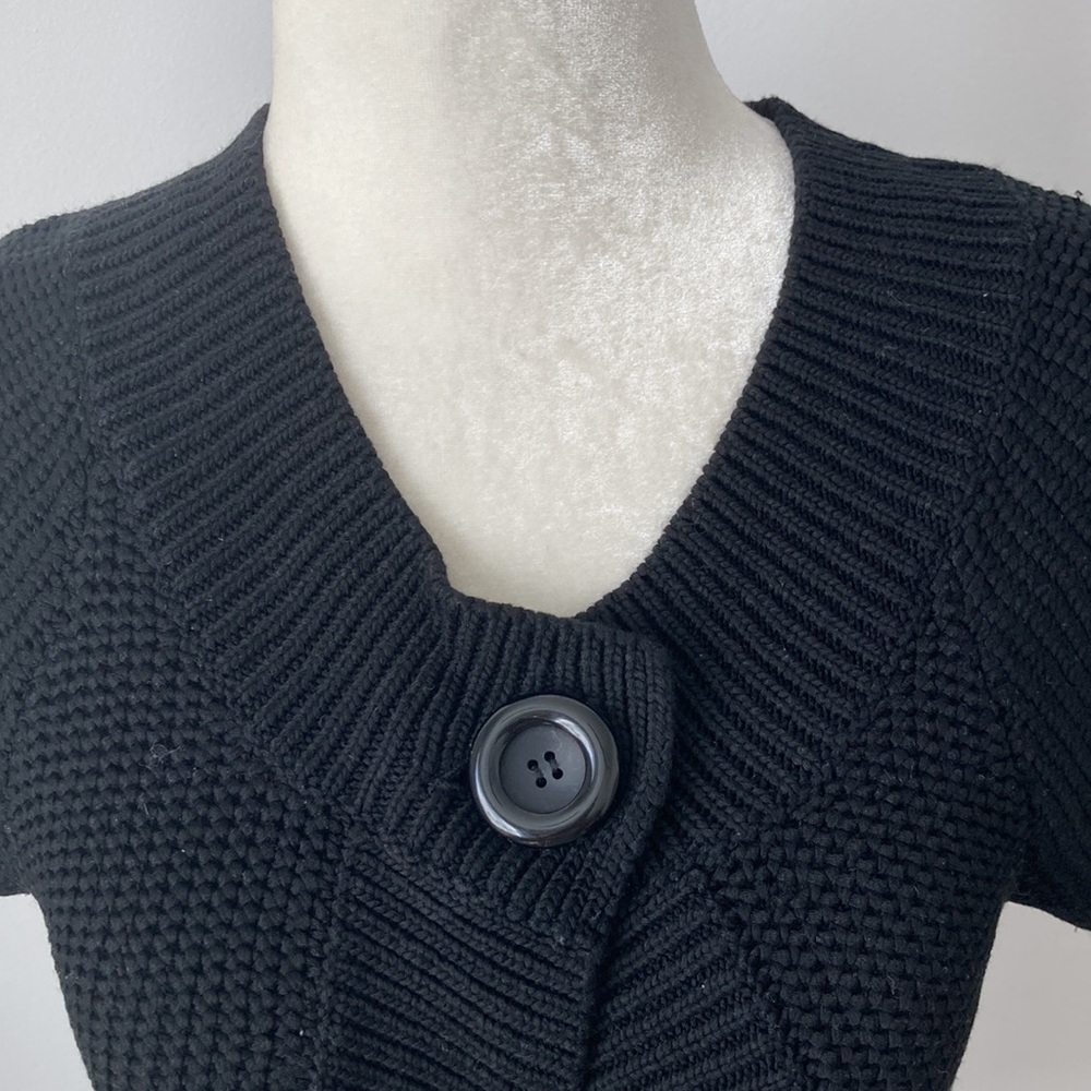 Kenneth Cole Reaction Black Sweater Bolero - Picture 3 of 9